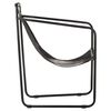 vidaXL Relaxing Armchair Black Real Leather