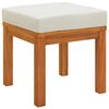 vidaXL 3 Piece Garden Dining Set with Cushions Solid Wood Acacia