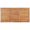 vidaXL 9 Piece Garden Dining Set 180x90 cm Solid Teak Wood