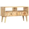 vidaXL TV Cabinet 90x30x50 cm Solid Mango Wood