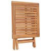 vidaXL Folding Garden Table 45x45x45 cm Solid Teak Wood