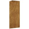 vidaXL Garden Planter 30x26x75 cm Corten Steel