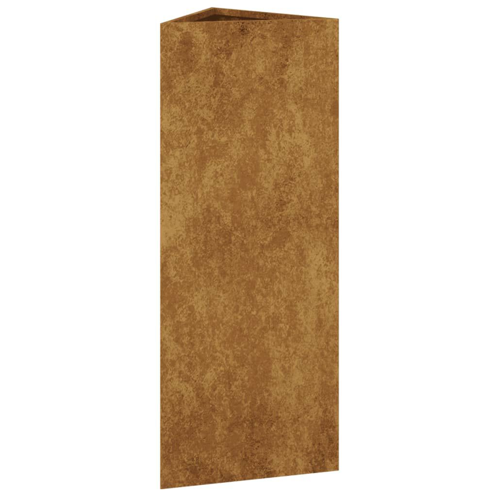 vidaXL Garden Planter 30x26x75 cm Corten Steel