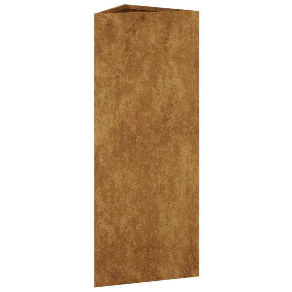 vidaXL Garden Planter 30x26x75 cm Corten Steel