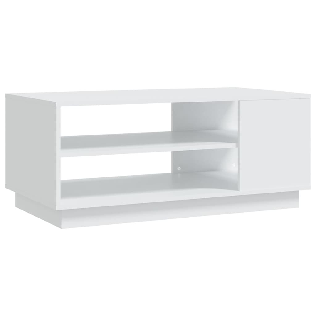 vidaXL Coffee Table White 102x55x43 cm Engineered Wood