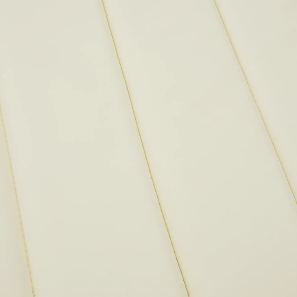 vidaXL Sun Lounger Cushion Cream 200x60x3cm Oxford Fabric