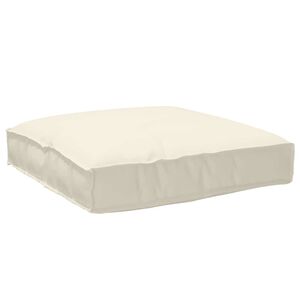 vidaXL Cushion Cream 80 x 80 x 12 cm Oxford Fabric