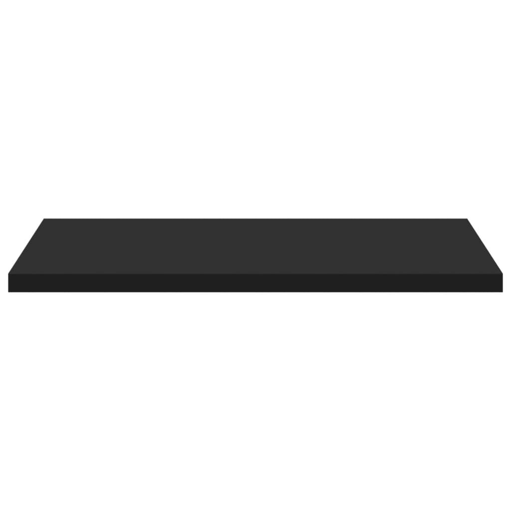 vidaXL Bookshelf Boards 4 pcs Black 40x40x1.5 cm Engineered Wood