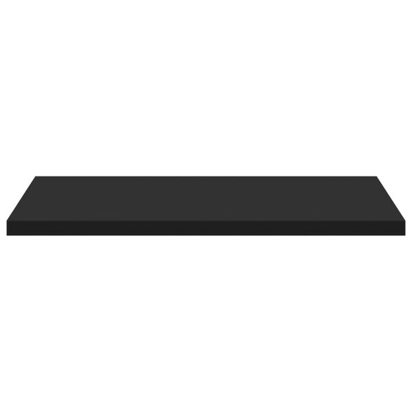 vidaXL Bookshelf Boards 4 pcs Black 40x40x1.5 cm Engineered Wood