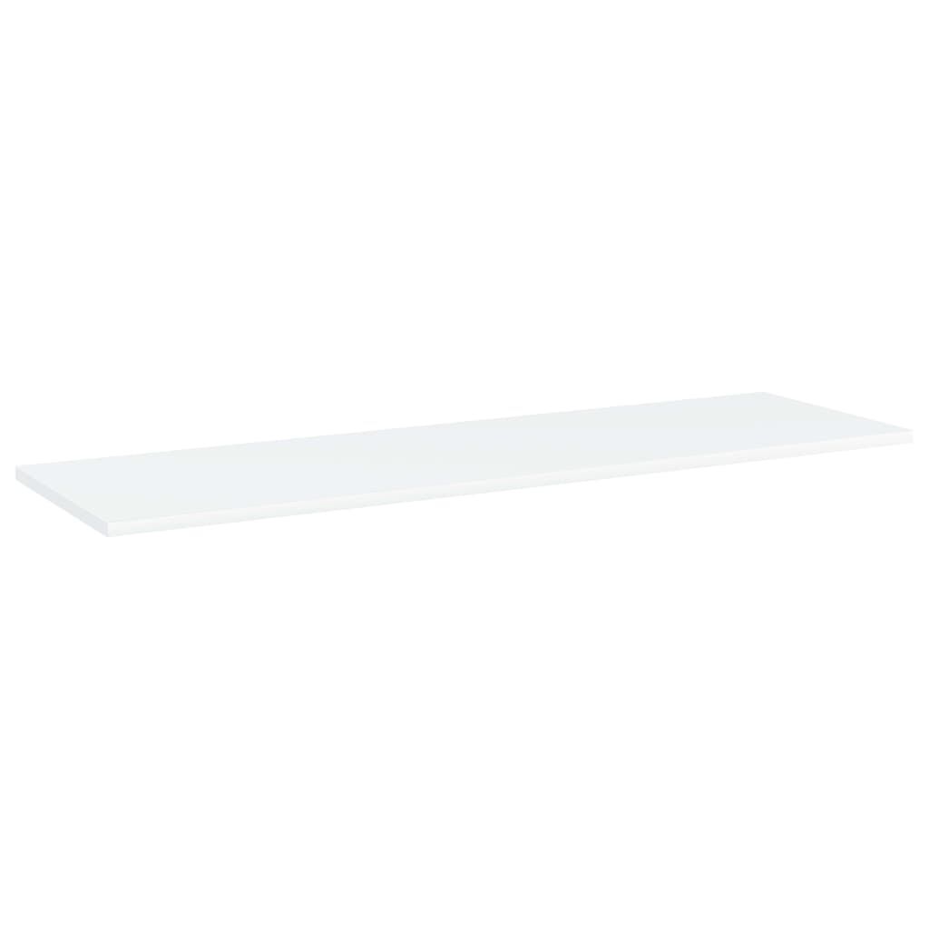 vidaXL Bookshelf Boards 8 pcs White 100x30x1.5 cm Engineered Wood