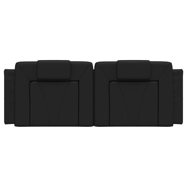 vidaXL Headboard Cushion "Viana" Black 153 cm Faux Leather