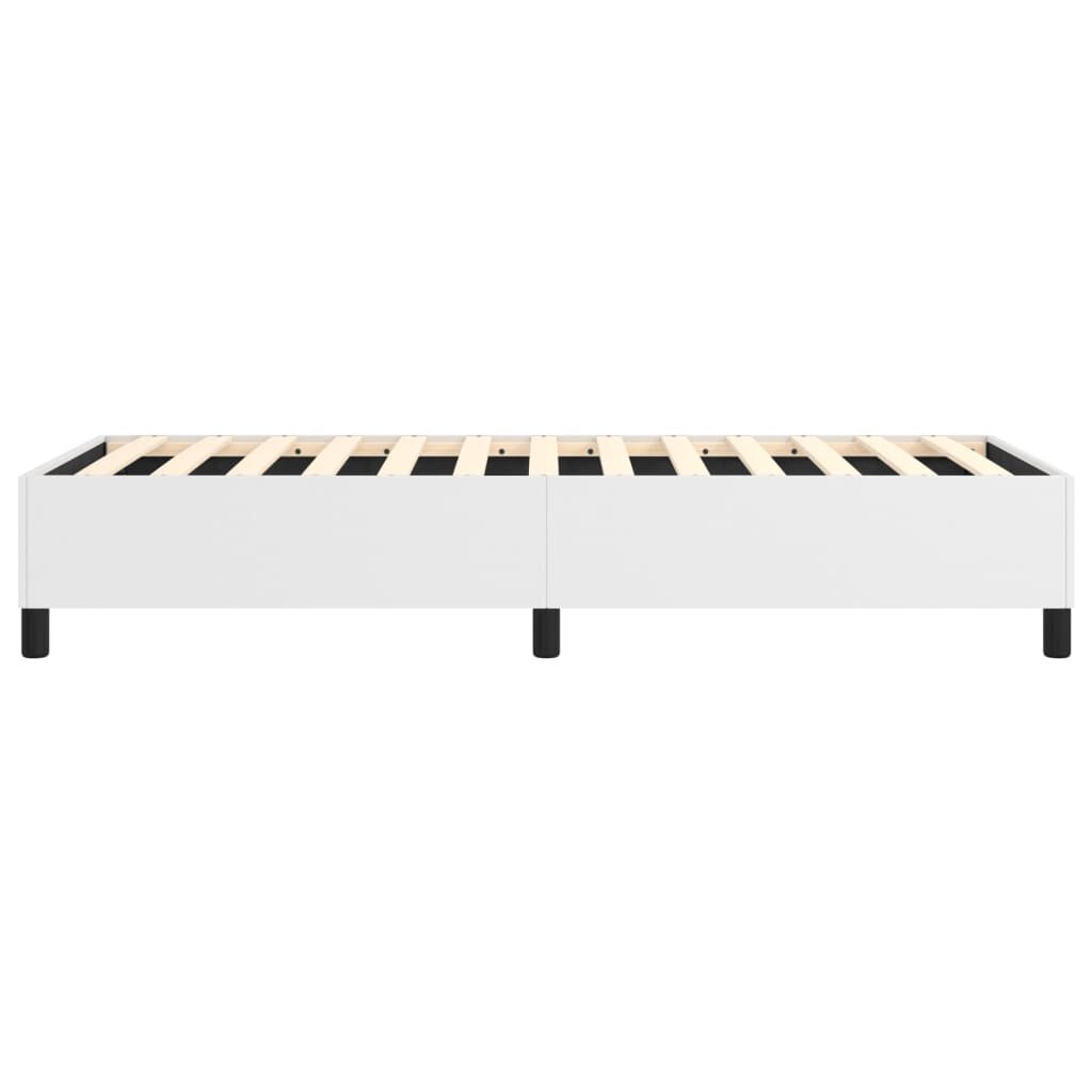 vidaXL Bed Frame without Mattress White Twin XL Faux Leather (US Only)