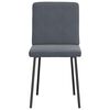 vidaXL Dining Chairs 2 pcs Dark Grey Velvet