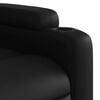 vidaXL Stand up Massage Recliner Chair Black Faux Leather