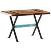 vidaXL Dining Table 120x60x76 cm Solid Reclaimed Wood