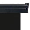 vidaXL Balcony Side Awning 105x250 cm Black