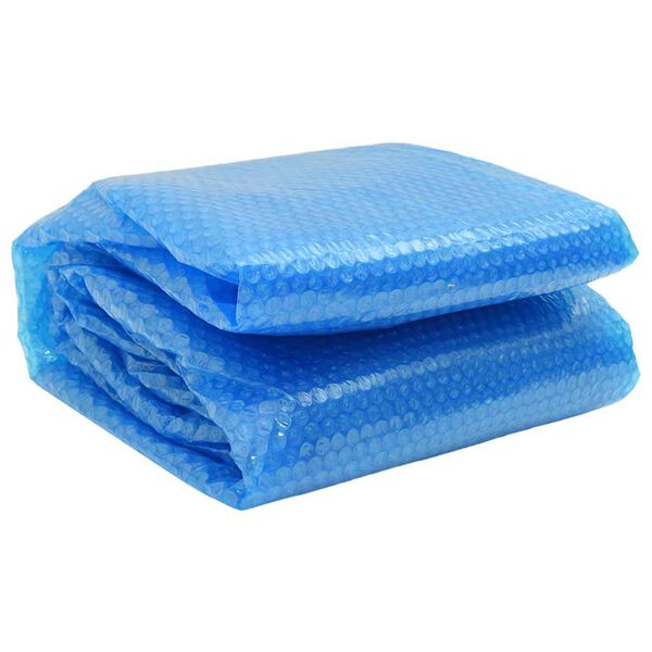 vidaXL Floating Round PE Solar Pool Film 250 cm Blue