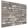 vidaXL 3D Wall Panels with Dark Grey Brick Design 10 pcs EPS