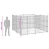 vidaXL Outdoor Dog Kennel 300x300x185 cm