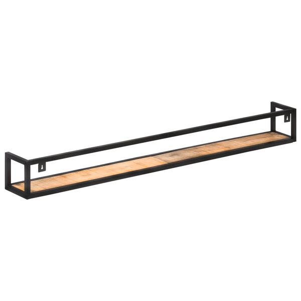 vidaXL Wall Shelves 2 pcs 160 cm Rough Mango Wood