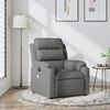 vidaXL Massage Recliner Chair Dark Grey Fabric