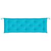 vidaXL Garden Bench Cushions 2pcs Turquoise 150x50x7cm Fabric
