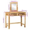 vidaXL Dressing Table Brown 100 x 40 x 120 cm Solid Mango Wood