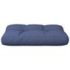 vidaXL Pallet Cushion Navy Blue 50x40x12 cm Fabric
