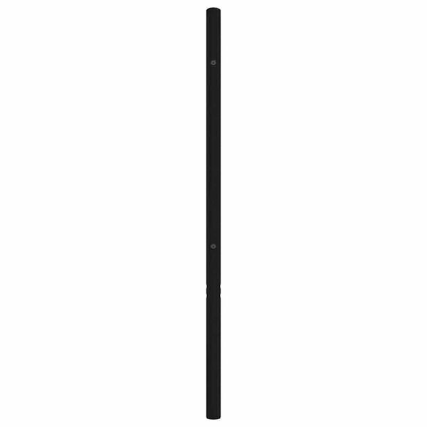 vidaXL Metal Headboard Black 193 cm