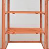 vidaXL Greenhouse Wood 75x47x109 cm