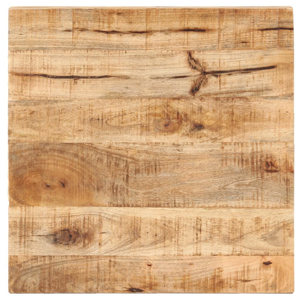 vidaXL Bistro Table Square 50x50x75 cm Rough Mango Wood