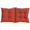 vidaXL Lowback Chair Cushions 6 pcs Melange Red 100x50x7 cm Fabric
