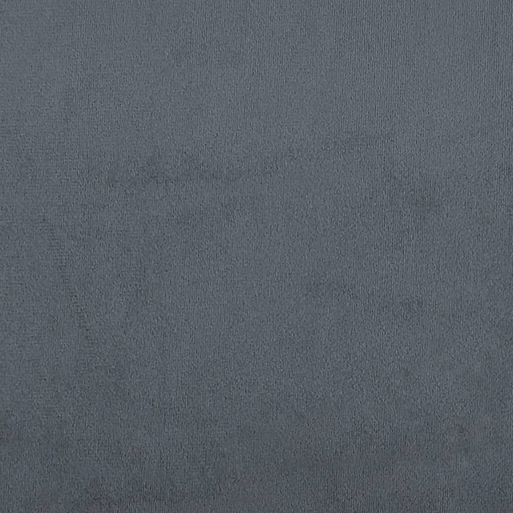 vidaXL Headboard Cushion Dark Grey 193 cm Velvet