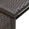 vidaXL Coffee Table Brown 70x40x38 cm Poly Rattan