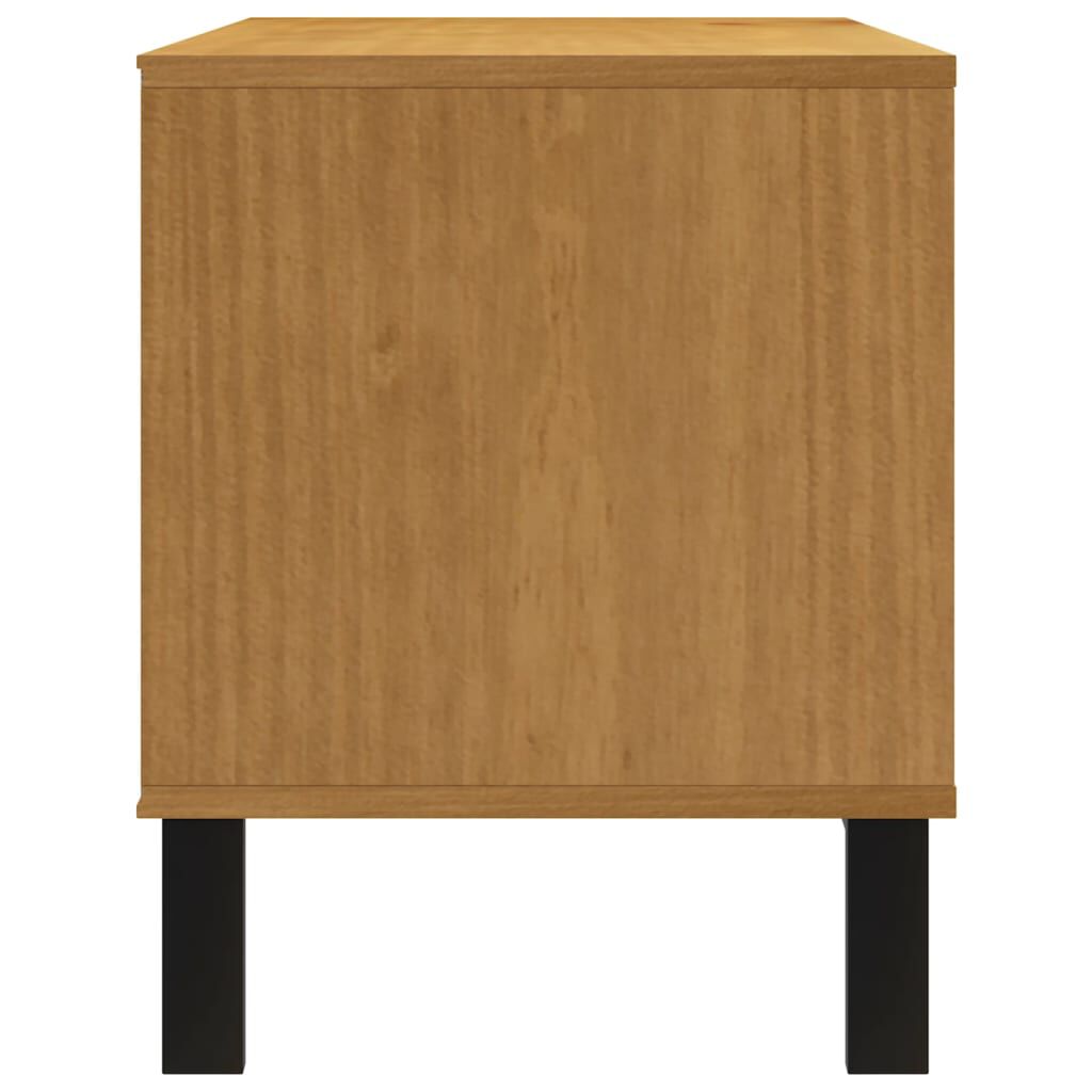 vidaXL TV Cabinet FLAM 110x40x50 cm Solid Wood Pine