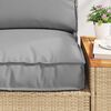 vidaXL Pallet Cushion Set 2 pcs Grey Oxford Fabric