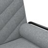 vidaXL Sofa Bed with Armrests Light Grey Fabric