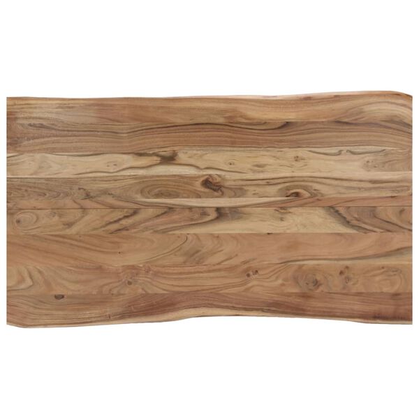 vidaXL Dining Table 140x80x76 cm Solid Acacia Wood