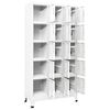 vidaXL Locker Cabinet Light Grey 90x40x180 cm Steel