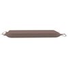 vidaXL Garden Sun Lounger with Cushion Solid Acacia Wood