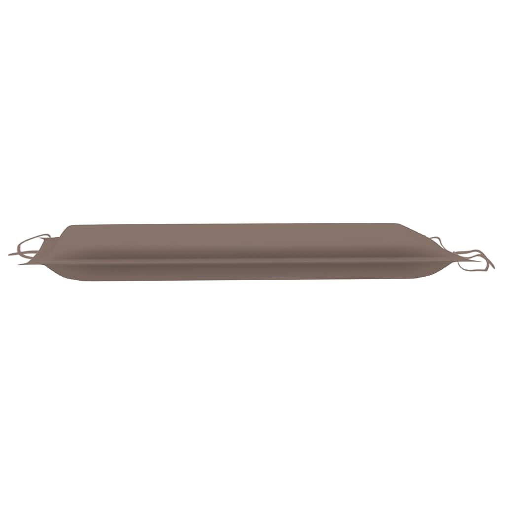 vidaXL Garden Sun Lounger with Cushion Solid Acacia Wood