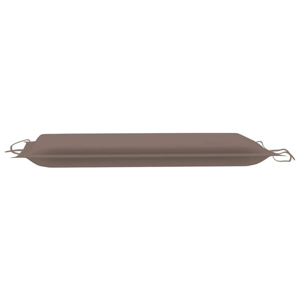 vidaXL Garden Sun Lounger with Cushion Solid Acacia Wood