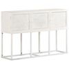 vidaXL Sideboard 115x30x76 cm Solid Mango Wood