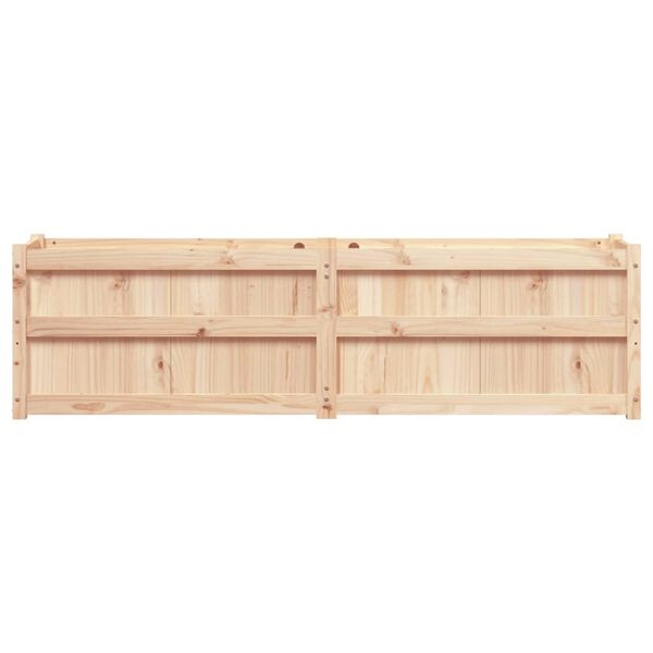 vidaXL Garden Planter 180x50x50 cm Solid Wood Pine
