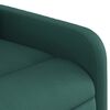 vidaXL Stand up Massage Recliner Chair Dark Green Fabric