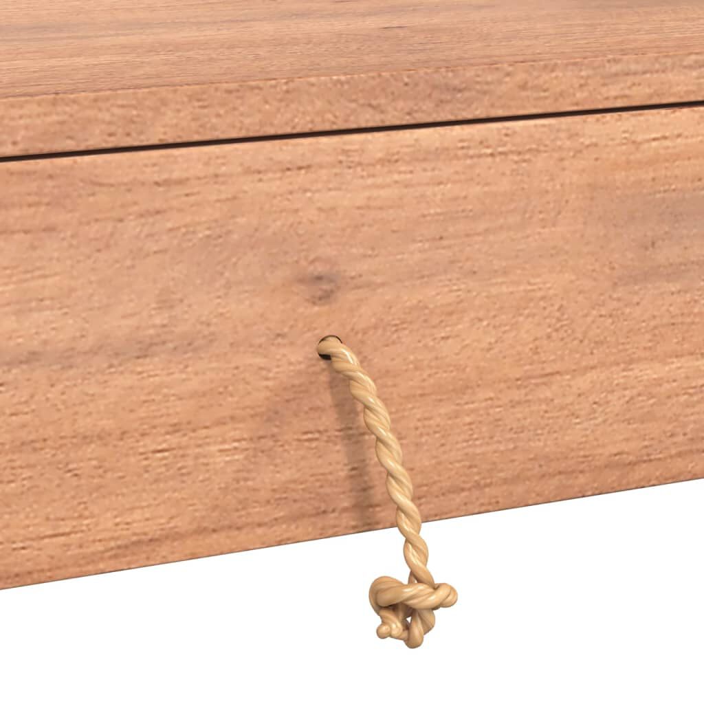 vidaXL Console Table 90x35x75 cm Solid Teak Wood