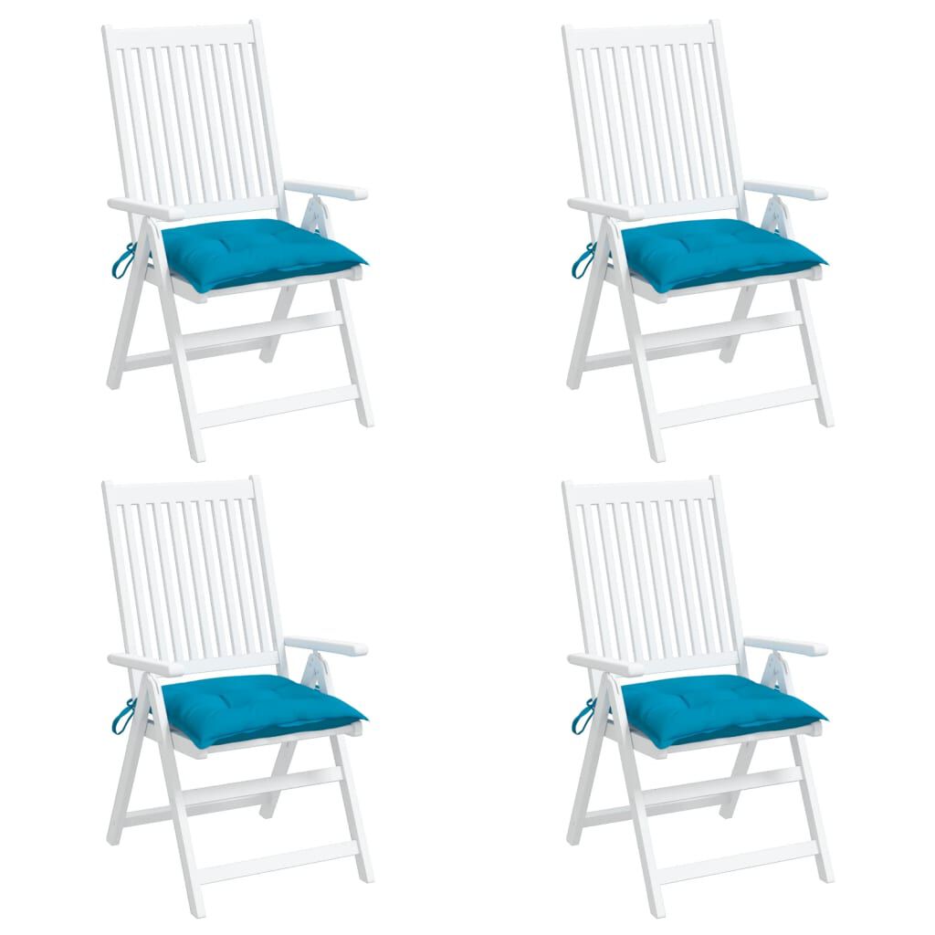 vidaXL Pallet Cushions 4pcs Light Blue 50x50x7 cm Oxford Fabric