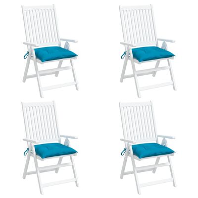 vidaXL Pallet Cushions 4pcs Light Blue 50x50x7 cm Oxford Fabric