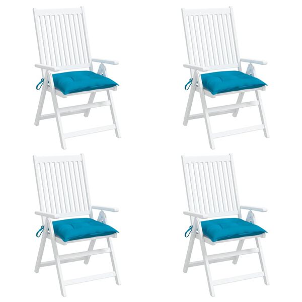 vidaXL Pallet Cushions 4pcs Light Blue 50x50x7 cm Oxford Fabric