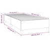 vidaXL Bed Frame without Mattress Light Grey Twin Fabric (US Only)
